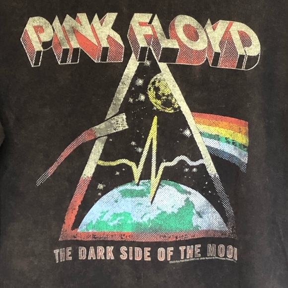 Pink Floyd Dark Side Of The Moon Long Sleeve Junk Food Tee Shirt - Picture 5 of 6